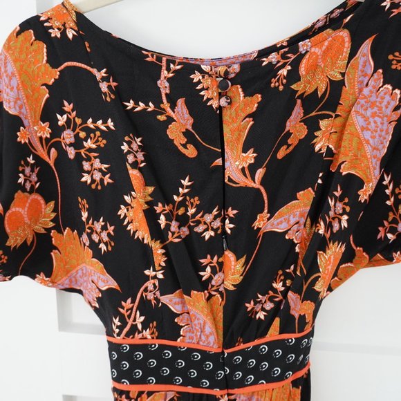 Anthro Maeve Botanical Print Jumpsuit - Picture 8 of 9